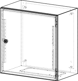 Gehäuse für Montageplatte 450x475mm Größe 500x500x300mm