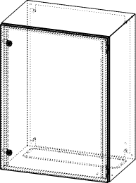 Gehäuse für Montageplatte 550x775mm Größe 600x800x400mm