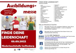 Ausbildungsmesse Senftenberg 2022 Flyer