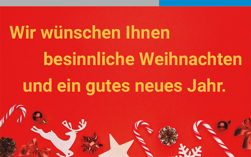 Weihnachtsgrüße 2026 des caleg.group